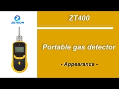 Zetron ZT400 पोर्टेबल बायोगैस मल्टी गैस डिटेक्टर NH3 O2 H2S CH4 इन्फ्रारेड विश्लेषक